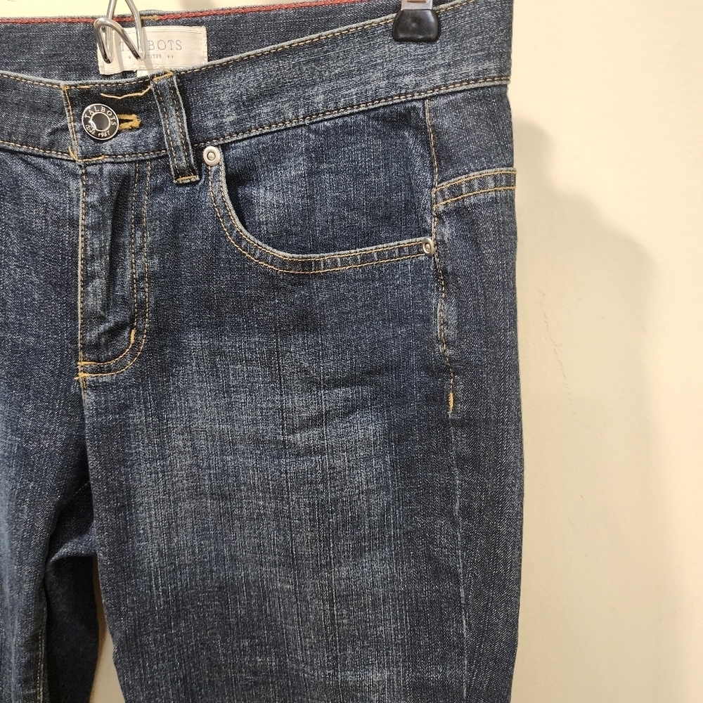 TALBOTS Women's Denim Capri  Short size 2p - Picture 4 of 10